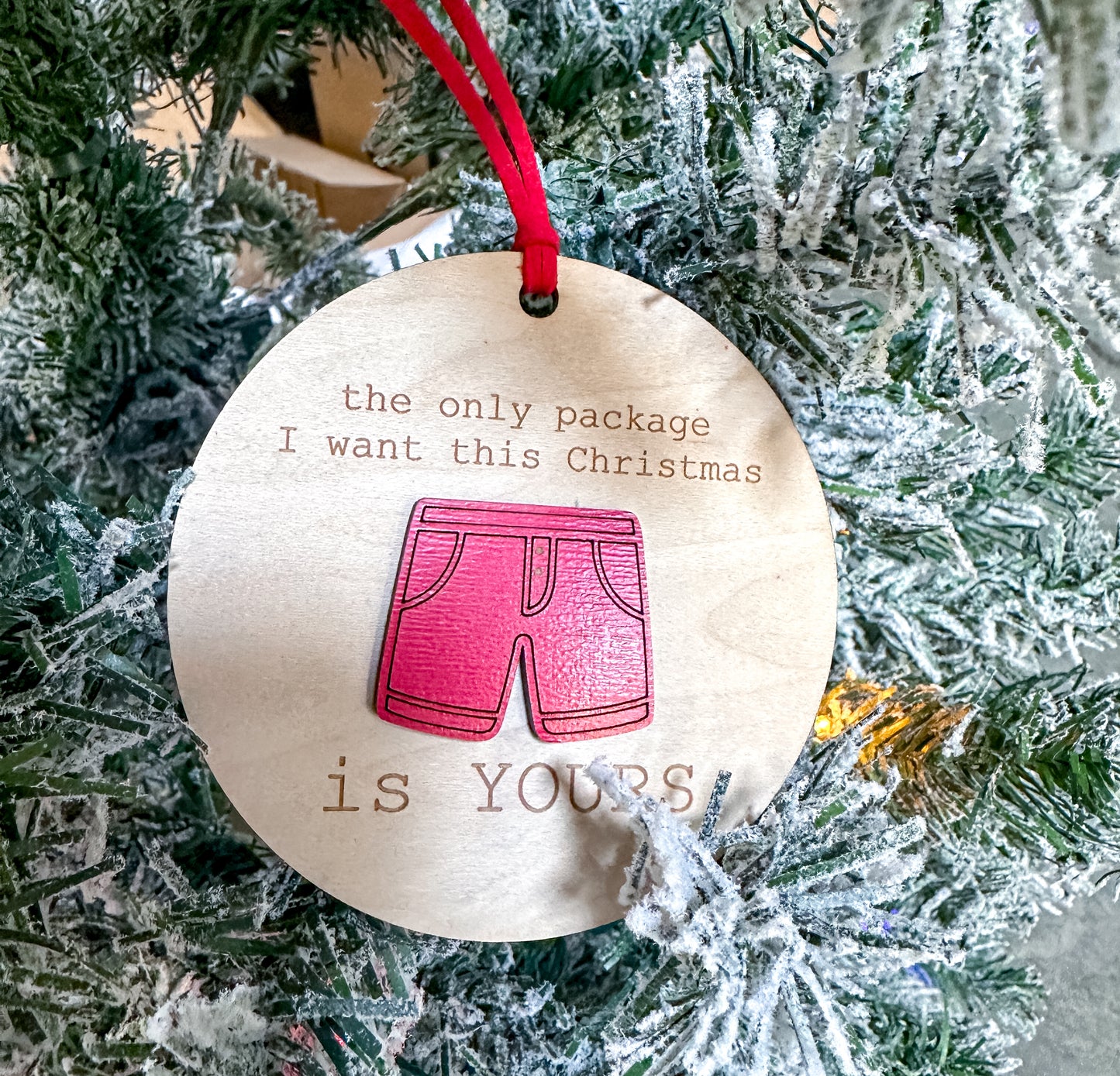 “The Only Package I Want This Christmas Is Yours”