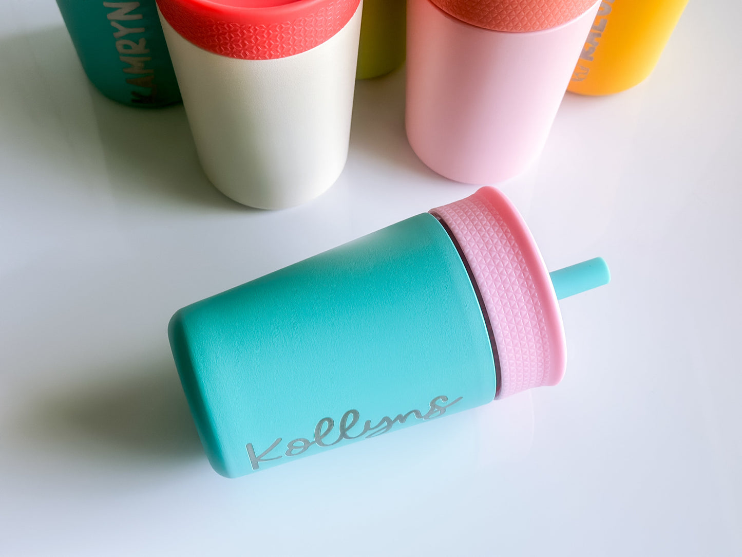 Toddler tumbler - 12 oz. with straw
