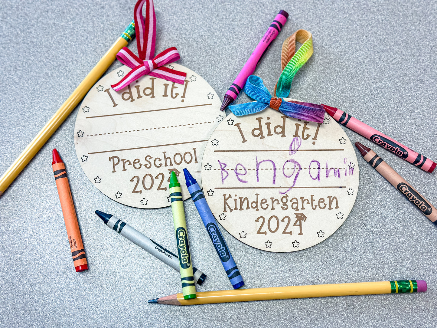 Kindergarten Graduation • PreK Graduation • Preschool Graduate ornament, keepsake, personalized, handwriting, write name