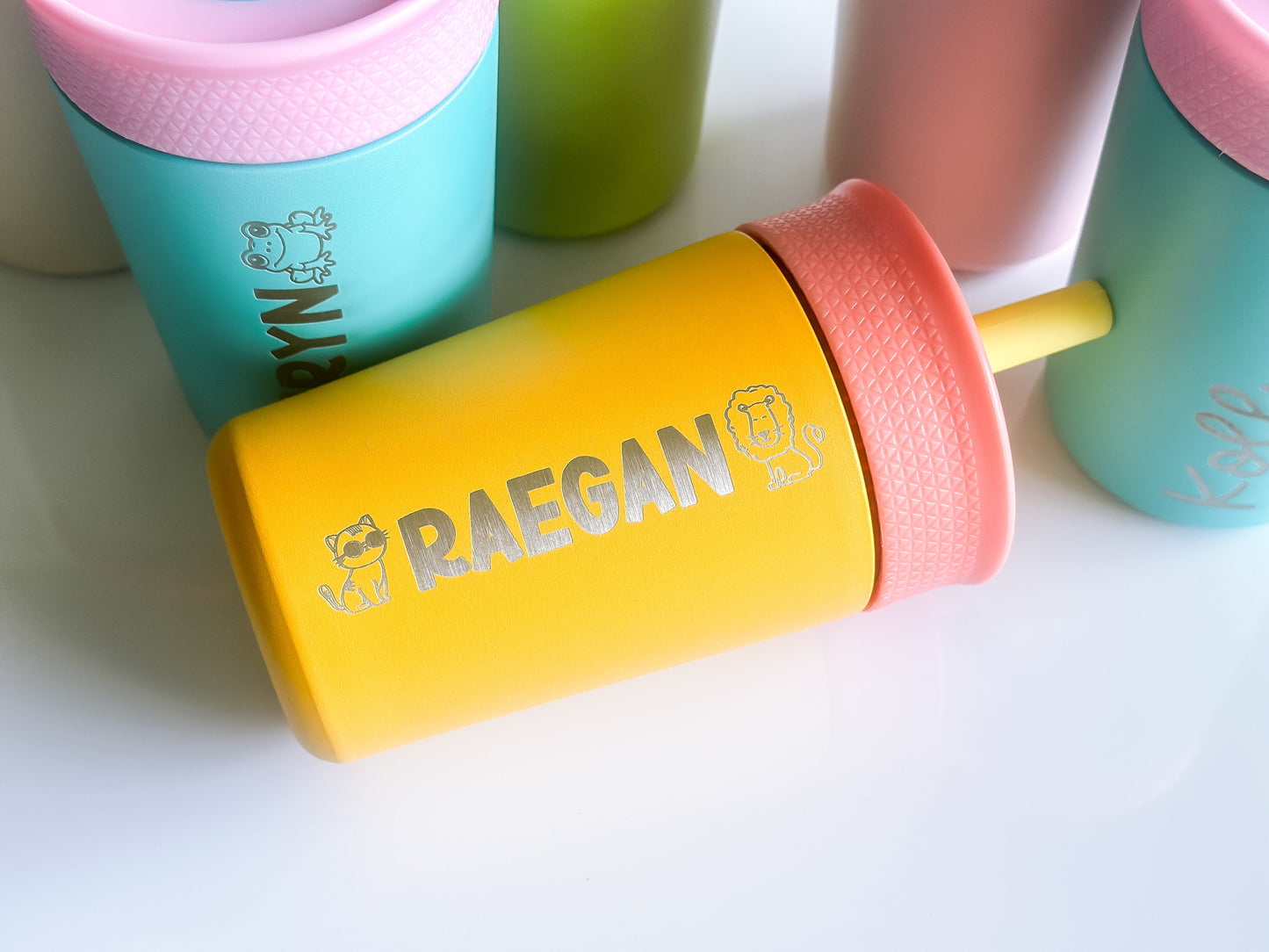 Toddler tumbler - 12 oz. with straw