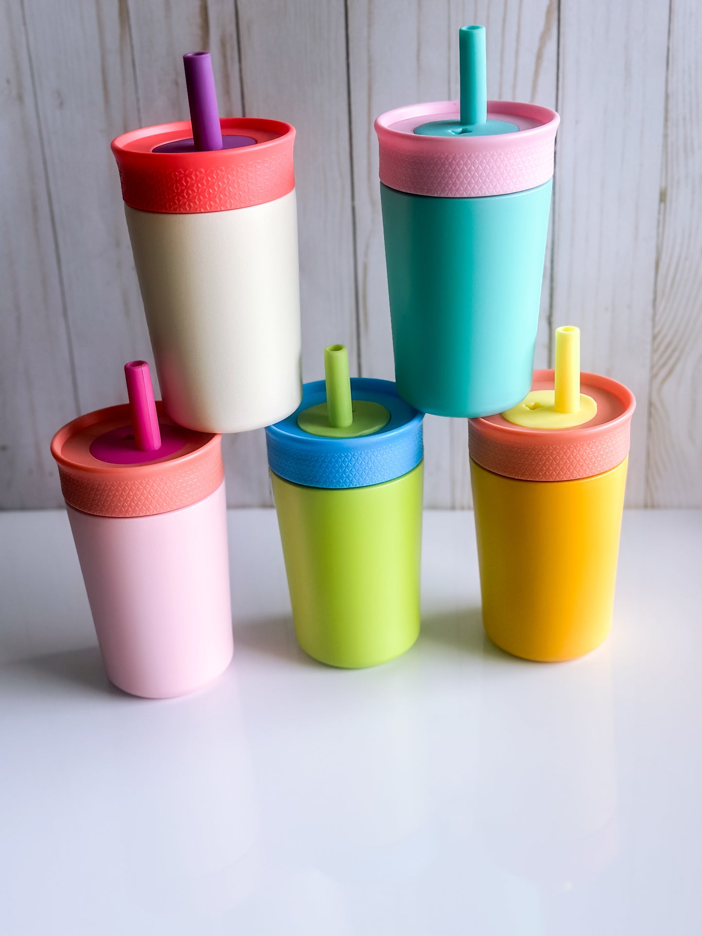 Toddler tumbler - 12 oz. with straw