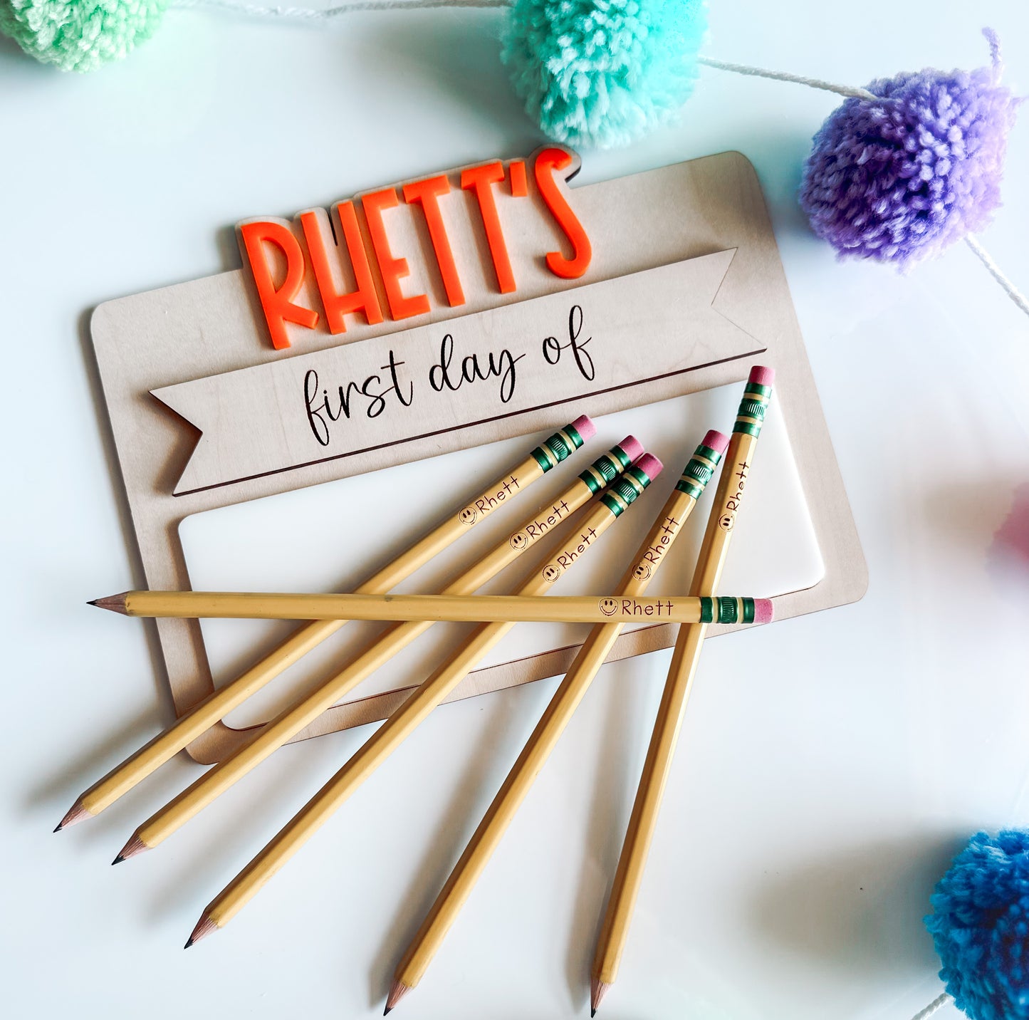 WHOLESALE: PERSONALIZED PENCILS, Back to School, Labeled Pencils, Custom Engraved Pencils, Student Gift, Teacher Gift, Personalized School Supplies