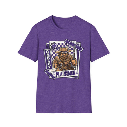 Plainsmen Graphic T‑Shirt — Oakley Western Cowboy Badge Design