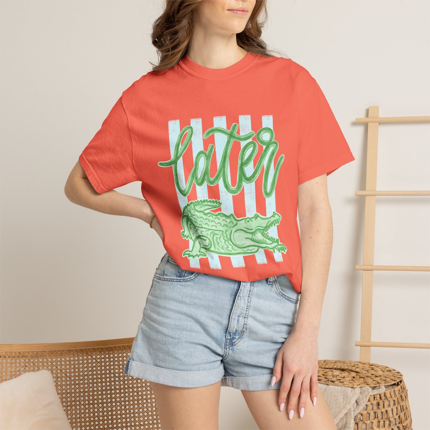 'Later' Alligator (Comfort Colors Tee)