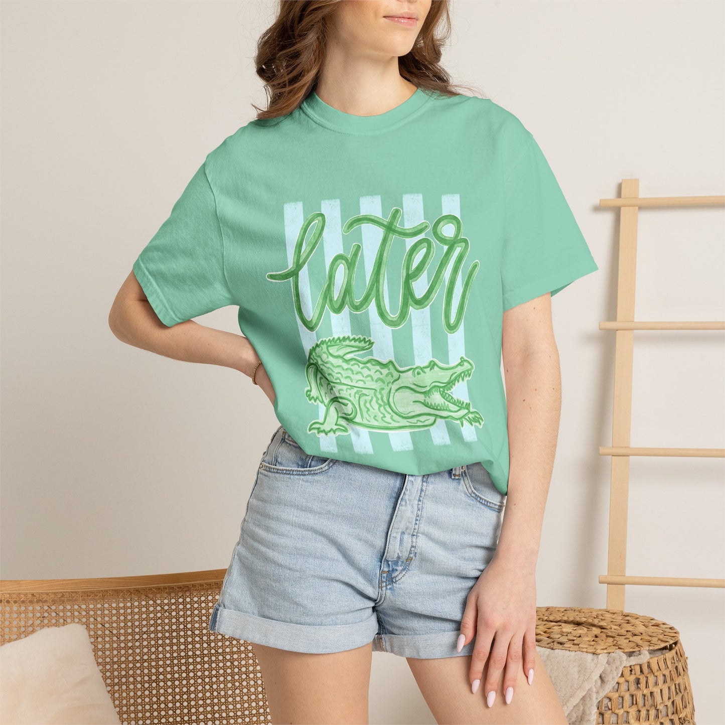 'Later' Alligator (Comfort Colors Tee)
