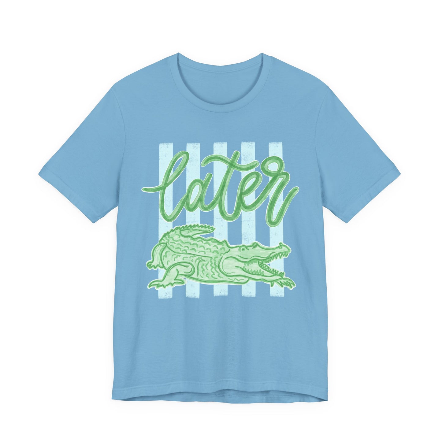 'Later' Alligator Graphic Tee (Bella+Canva)