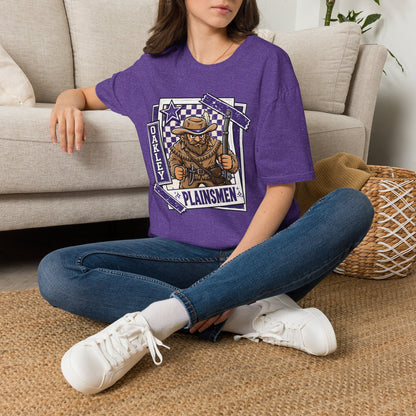 Plainsmen Graphic T‑Shirt — Oakley Western Cowboy Badge Design