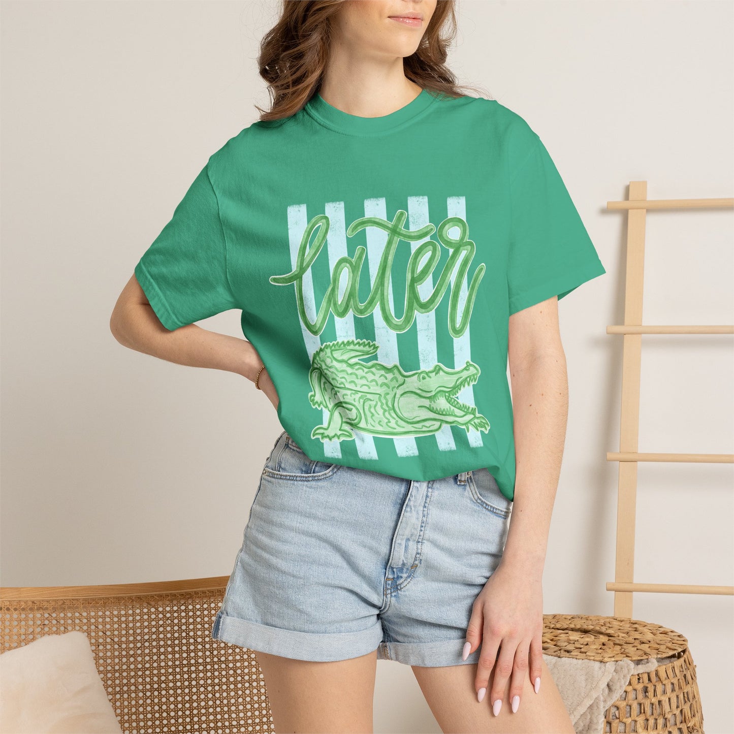 'Later' Alligator (Comfort Colors Tee)