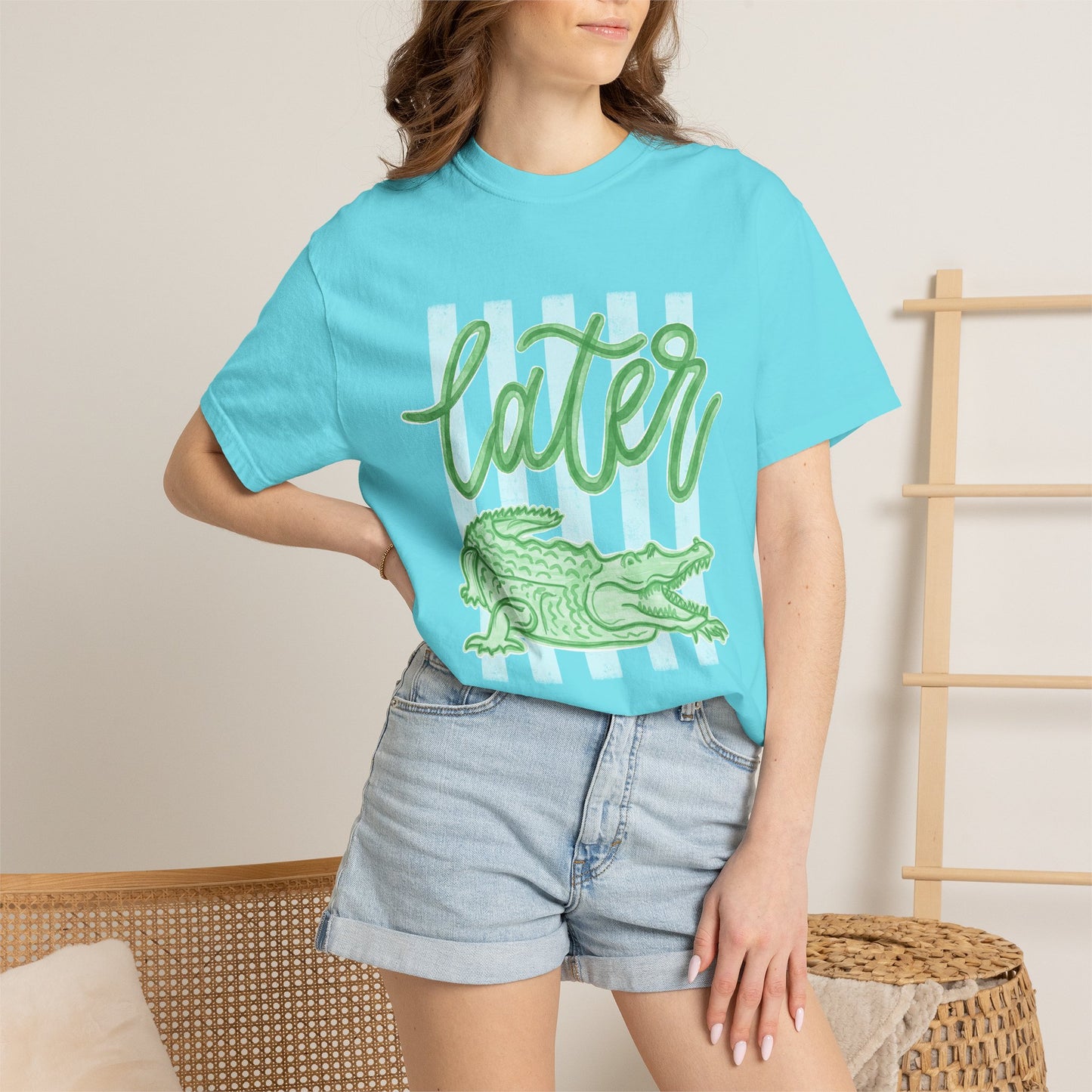 'Later' Alligator (Comfort Colors Tee)