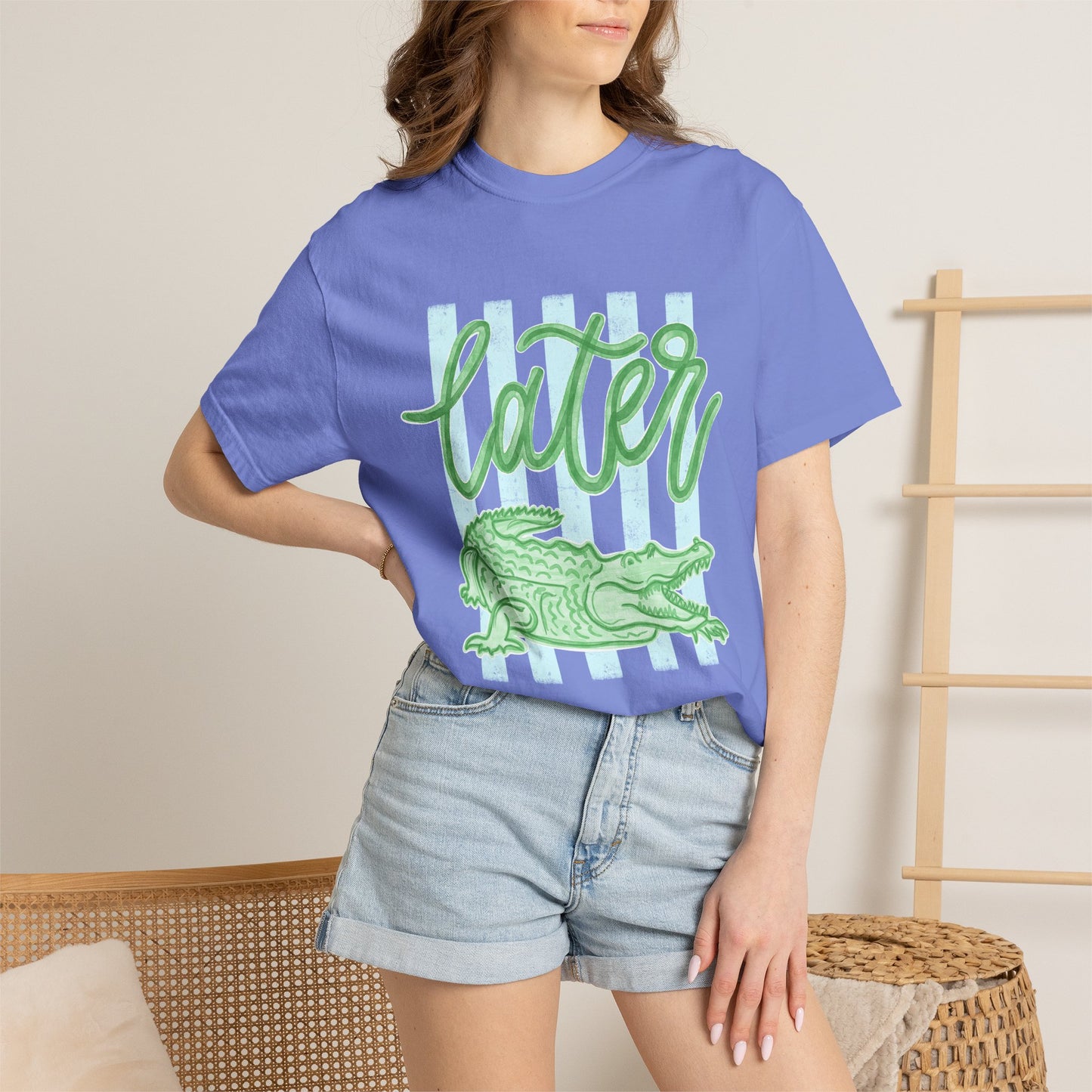 'Later' Alligator (Comfort Colors Tee)