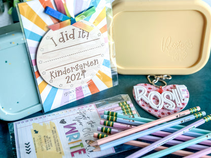 Kindergarten Graduation • PreK Graduation • Preschool Graduate ornament, keepsake, personalized, handwriting, write name