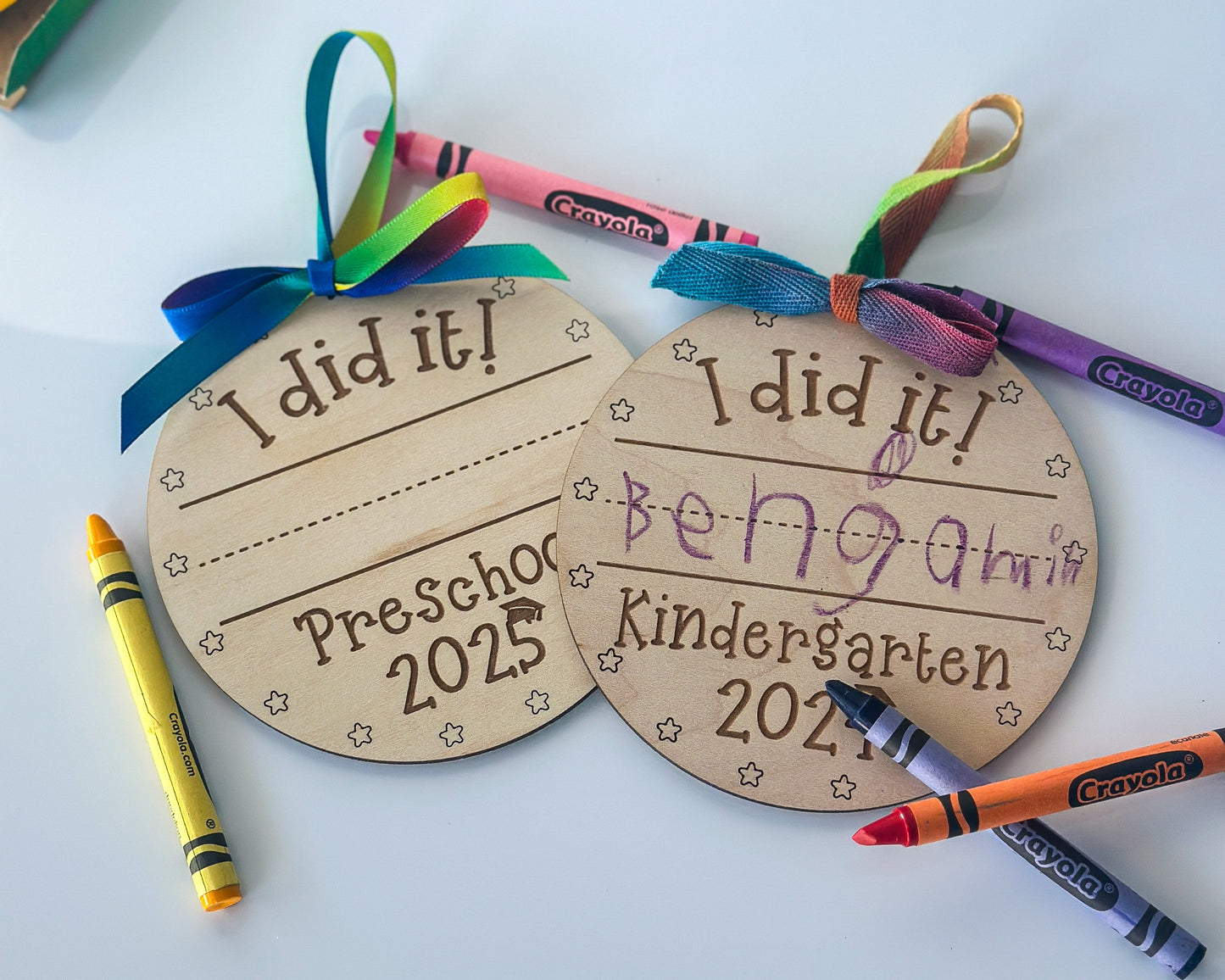 Kindergarten Graduation • PreK Graduation • Preschool Graduate ornament, keepsake, personalized, handwriting, write name