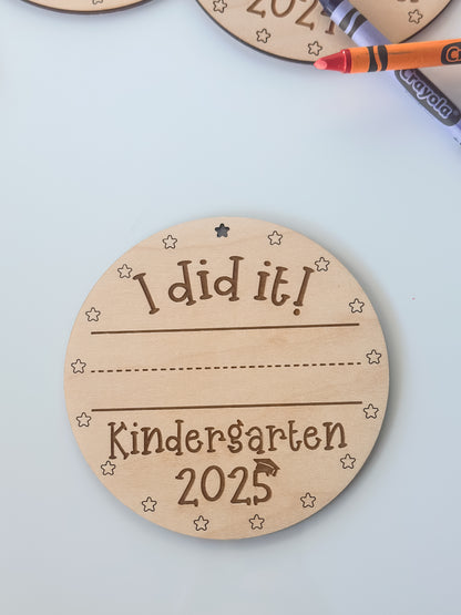 Kindergarten Graduation • PreK Graduation • Preschool Graduate ornament, keepsake, personalized, handwriting, write name