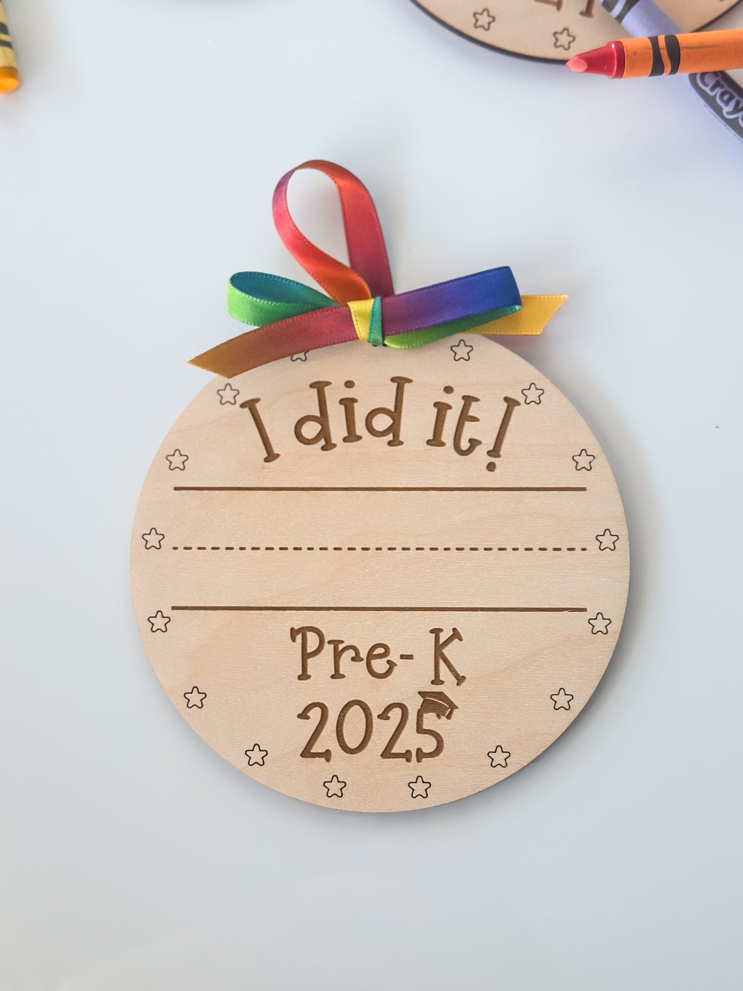 Kindergarten Graduation • PreK Graduation • Preschool Graduate ornament, keepsake, personalized, handwriting, write name