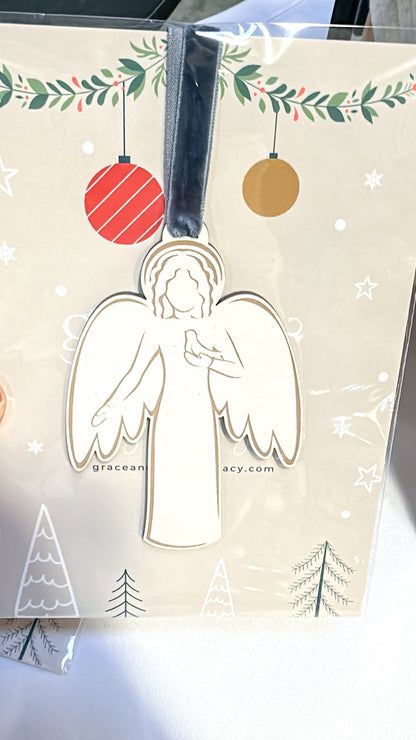 White Angel Ornament