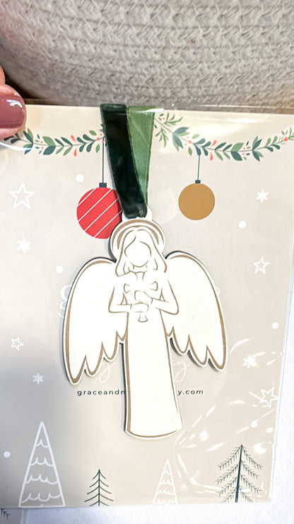 White Angel Ornament