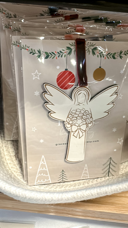 White Angel Ornament