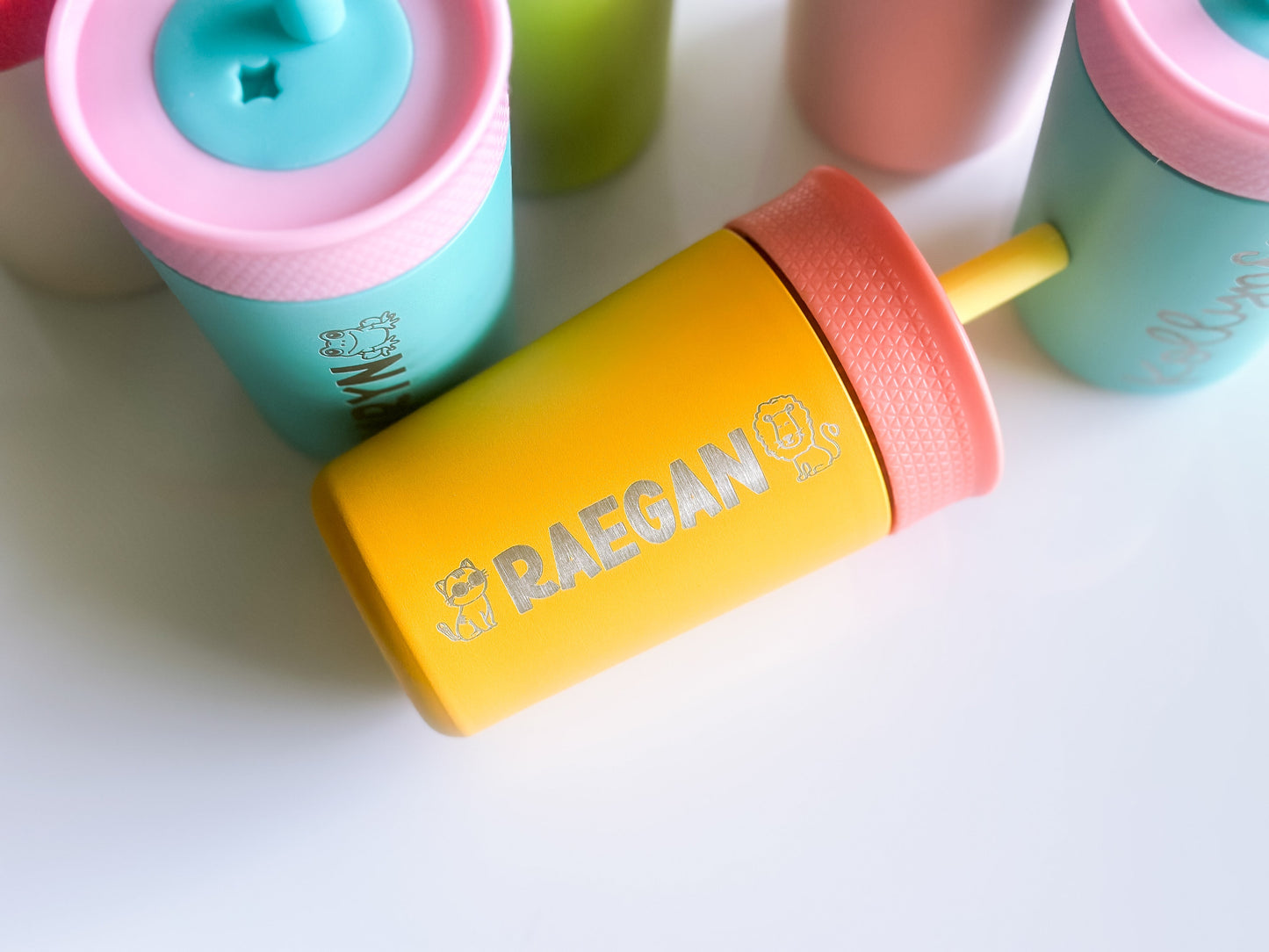Toddler tumbler - 12 oz. with straw