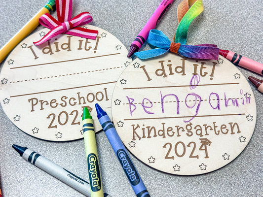 Kindergarten Graduation • PreK Graduation • Preschool Graduate ornament, keepsake, personalized, handwriting, write name