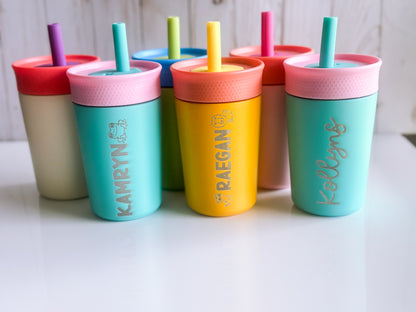 Toddler tumbler - 12 oz. with straw