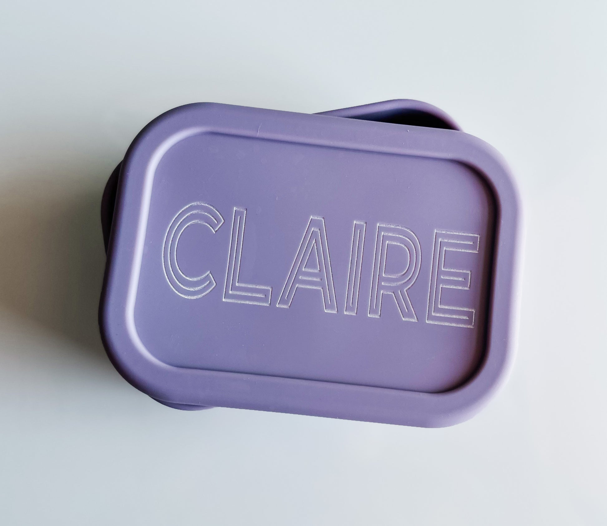 Customized Silicone Bento Box Kids Lunch Box Personalized Name Lunch Box  Back to School Lunch Divided Food Container Kids Food Storage 