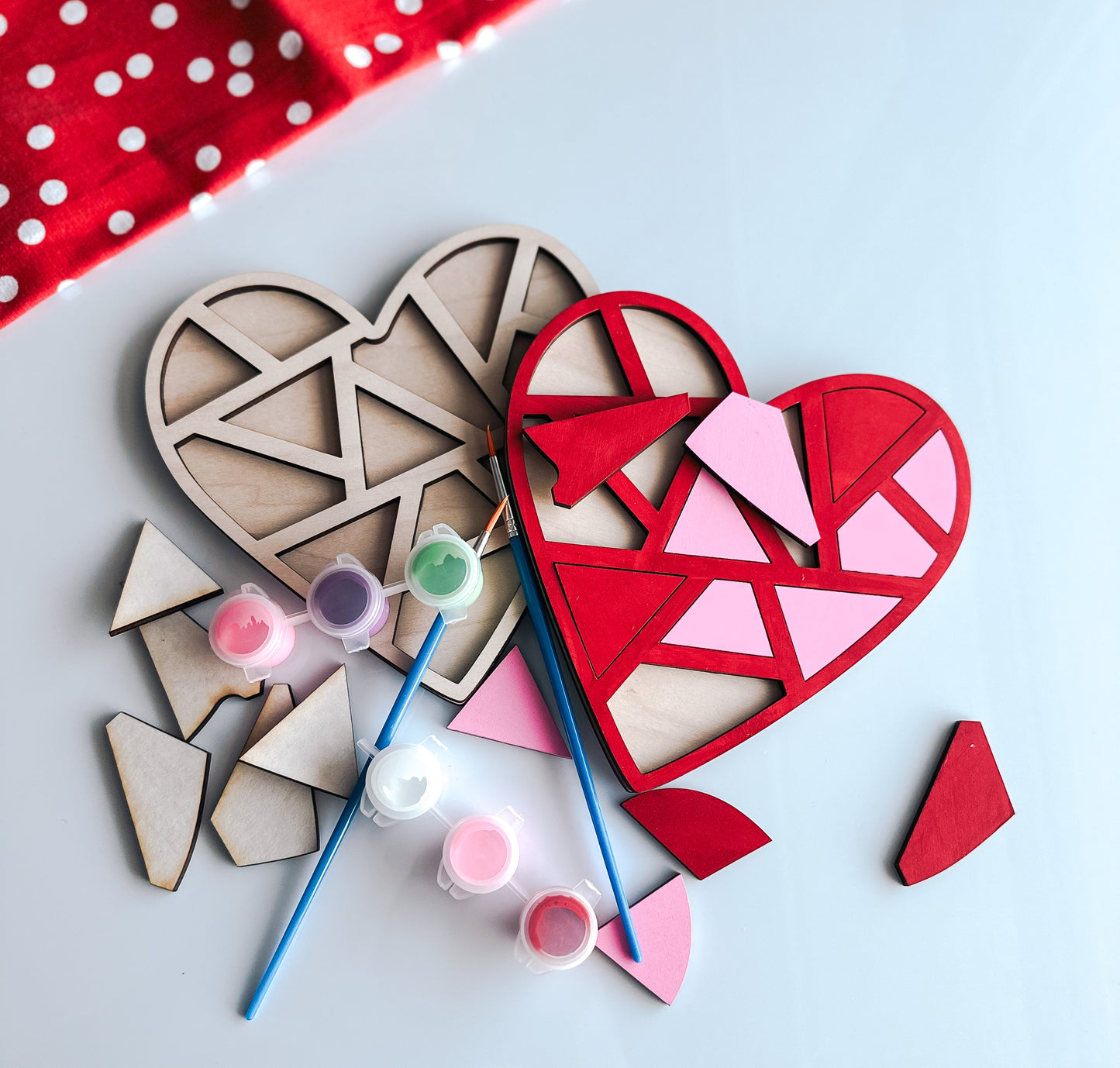 DIY Valentine Heart Puzzle